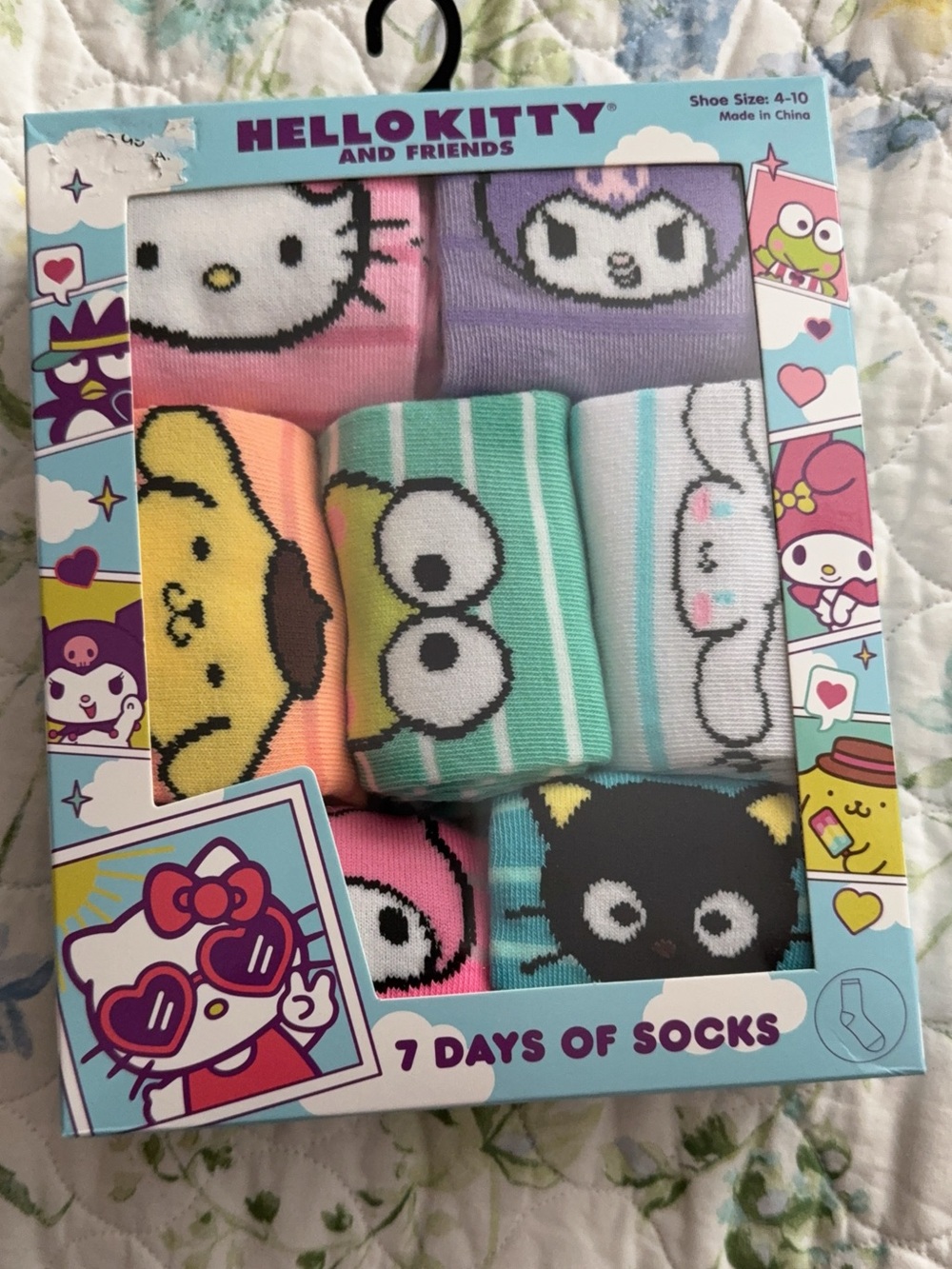 Hello Kitty 7-Pack Character Socks - Multi-Color